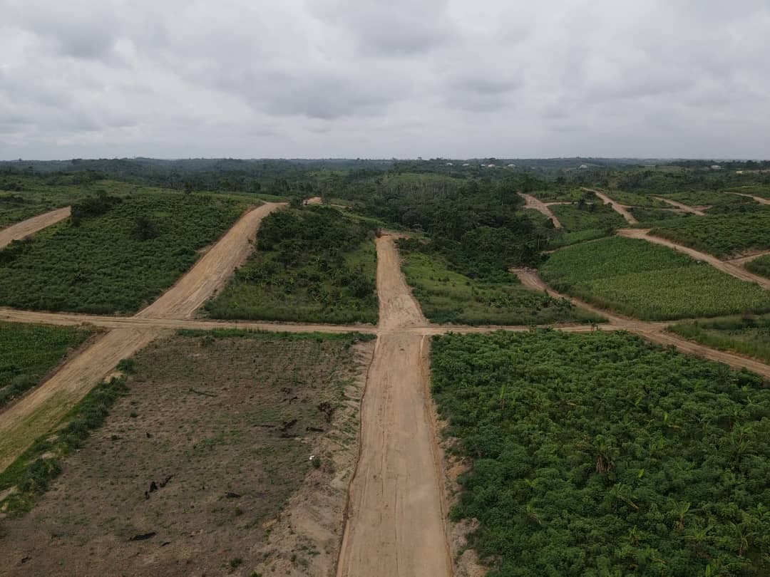 Terrain en arrière-plan